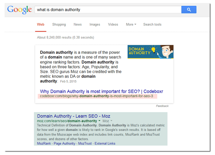 what is domain authority